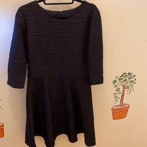 Glittered 3/4 sleeve Donna Morgan dress